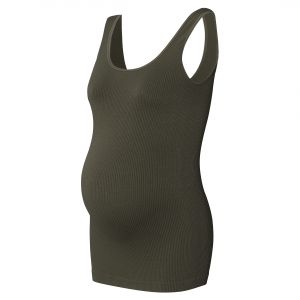 seamless rib top olive