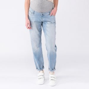 Mom fit zwangerschapsjeans Norah light wash