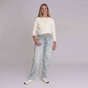 Love2wait - tapered jeans Kate light wash
