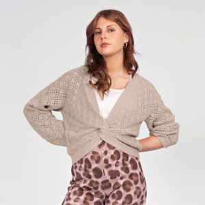 Love2wait - Cardigan Zinzi knit sand additional image 2