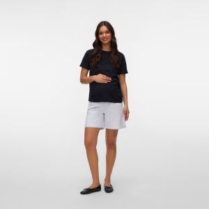 Olli denim shorts snow white