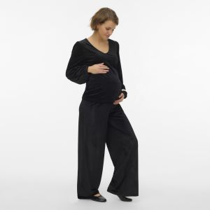 Velvet shirt Sandra black