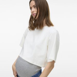 boxy cropped top Leya off white