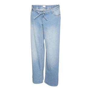 mamalicious - Wide jeans Fula light wash