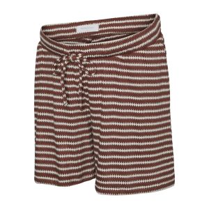 mamalicious - Shorts Barbara stripes mohogany