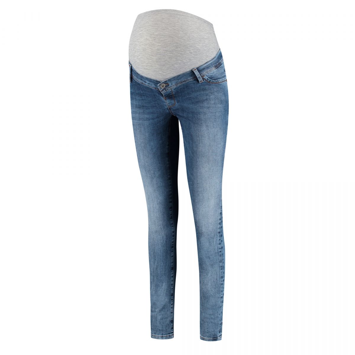 zanger Rally begin LOVE2WAIT - skinny jeans blue denim - Bellyfashion.nl