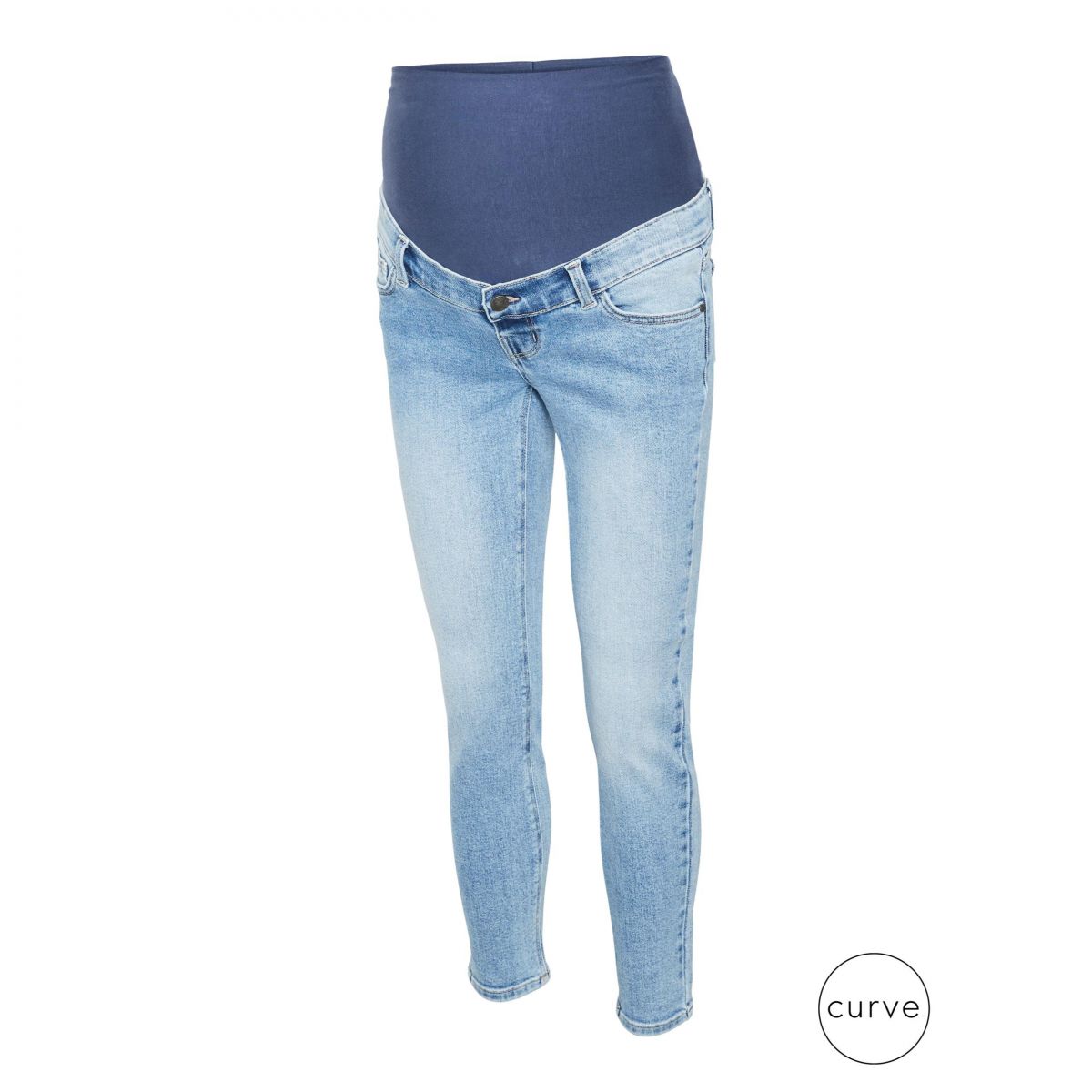 MAMALICIOUS - slim jeans light denim - Bellyfashion.nl