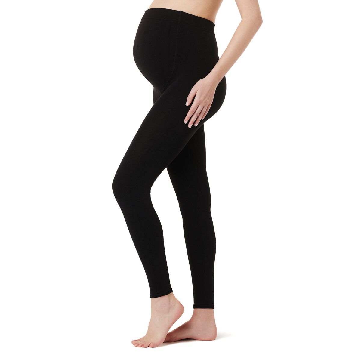 NOPPIES zwangerschapslegging Fleece black Bellyfashion